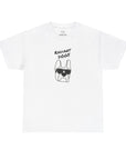 Bulldog X in white (Unisex Heavy Cotton Tee) - Radiant Dogs