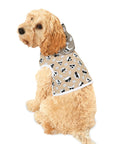 Dog Hoodie (Black & White Doodles in Sandy Tan) - Radiant Dogs