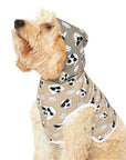 Dog Hoodie (Black & White Doodles in Sandy Tan) - Radiant Dogs