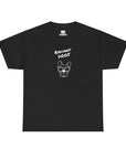 French Bulldog in black (Unisex Heavy Cotton Tee) - Radiant Dogs