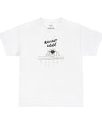 Hey Dog in White (Unisex Heavy Cotton Tee) - Radiant Dogs