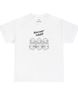 Puppies in White (Unisex Heavy Cotton Tee) - Radiant Dogs