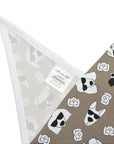 Dog Bandana (Faded Brown) - Radiant Dogs