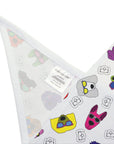 Dog Bandana (White) - Radiant Dogs