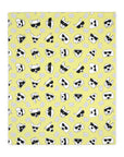 Dog Blanket (Hot Red Highlighter Yellow) - Radiant Dogs