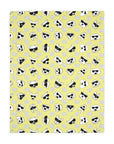 Dog Blanket (Hot Red Highlighter Yellow) - Radiant Dogs