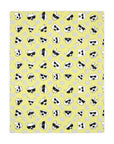 Dog Blanket (Hot Red Highlighter Yellow) - Radiant Dogs