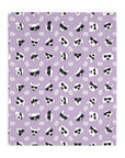 Dog Blanket (Pastel Purple Olive Green Mix) - Radiant Dogs