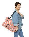 Weekend Tote Bag (Peachy Peach) - Radiant Dogs