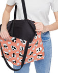 Weekend Tote Bag (Peachy Peach) - Radiant Dogs