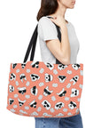 Weekend Tote Bag (Peachy Peach) - Radiant Dogs
