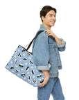 Weekender Tote Bag (Baby Blue) - Radiant Dogs