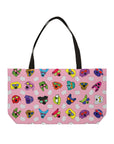 Weekender Tote Bag (Bubble Gum Pink) - Radiant Dogs