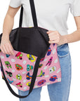 Weekender Tote Bag (Bubble Gum Pink) - Radiant Dogs
