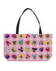 Weekender Tote Bag (Bubble Gum Pink) - Radiant Dogs
