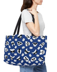Weekender Tote Bag (Dark Blue) - Radiant Dogs