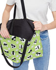 Weekender Tote Bag (Highlighter Lime) - Radiant Dogs