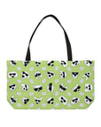 Weekender Tote Bag (Highlighter Lime) - Radiant Dogs