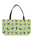 Weekender Tote Bag (Highlighter Lime) - Radiant Dogs
