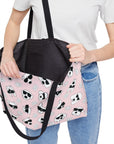 Weekender Tote Bag (Ice Cream Pink) - Radiant Dogs
