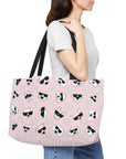 Weekender Tote Bag (Ice Cream Pink) - Radiant Dogs