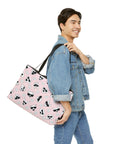 Weekender Tote Bag (Ice Cream Pink) - Radiant Dogs