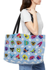 Weekender Tote Bag (Sky Blue) - Radiant Dogs