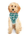 Dog Hoodie (Black & White Doodles in Forest Green) - Radiant Dogs