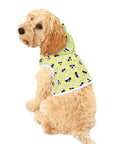 Dog Hoodie (Black & White Doodles in Highlighter mix) - Radiant Dogs