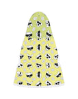 Dog Hoodie (Black & White Doodles in Highlighter mix) - Radiant Dogs