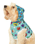 Dog Hoodie (Colorful Doodles Green Mix) - Radiant Dogs