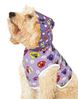 Dog Hoodie (Colorful Doodles Purple Mix) - Radiant Dogs