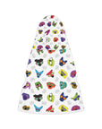 Dog Hoodie (Colorful Doodles White) - Radiant Dogs