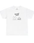 Nosy Dogs in white (Unisex Heavy Cotton Tee) - Radiant Dogs