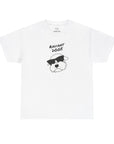 Schnauzer Mix in white (Unisex Heavy Cotton Tee) - Radiant Dogs