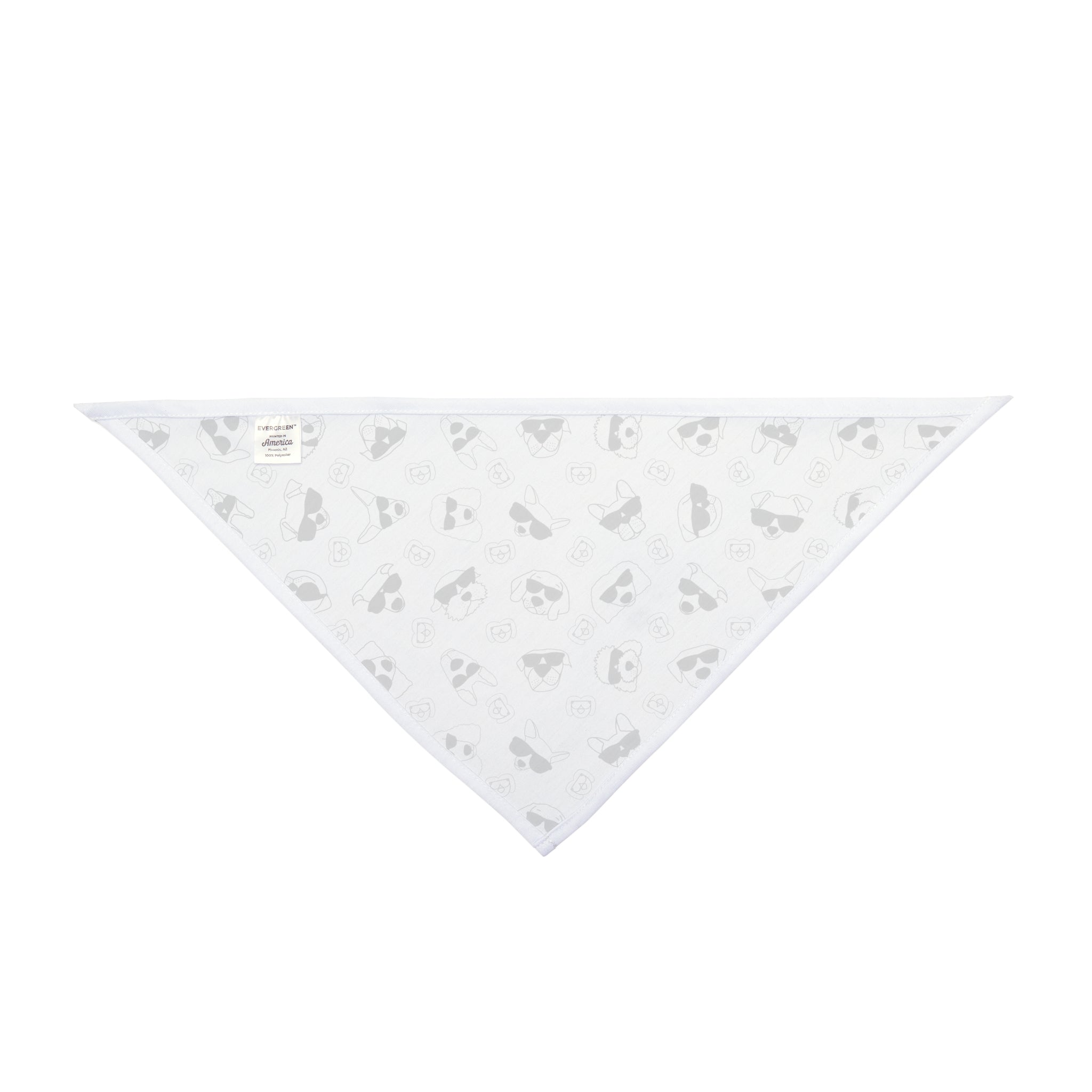 Dog Bandana (White) - Radiant Dogs