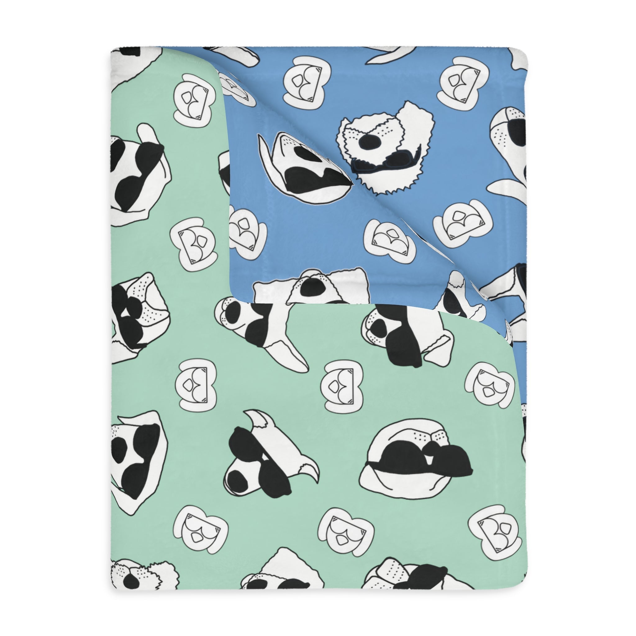 Dog Blanket (Baby Blue Mint) - Radiant Dogs