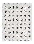 Dog Blanket (Black & Light Grey) - Radiant Dogs