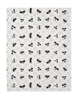 Dog Blanket (Black & Light Grey) - Radiant Dogs