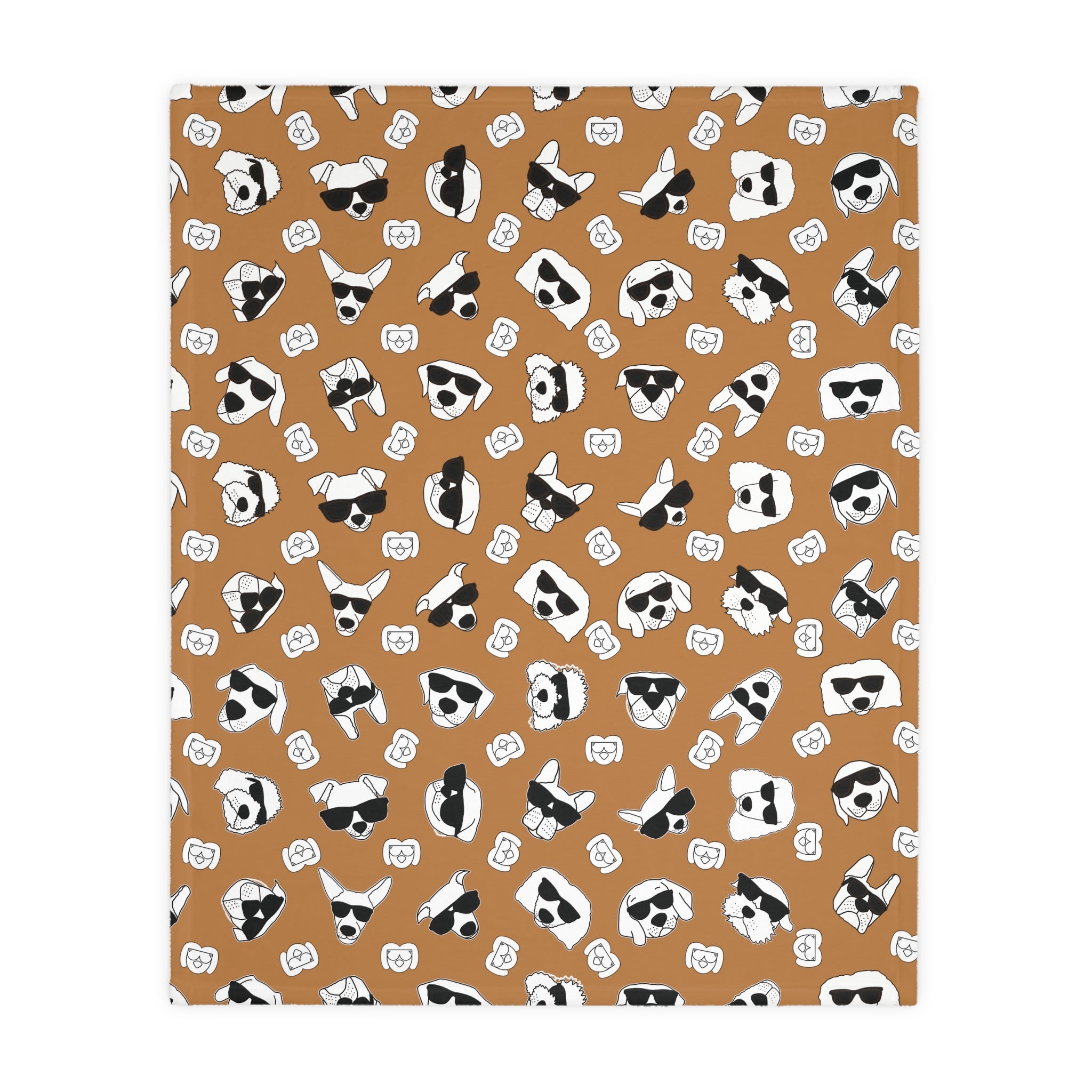 Dog Blanket (Forest Green &amp; Light Brown) - Radiant Dogs