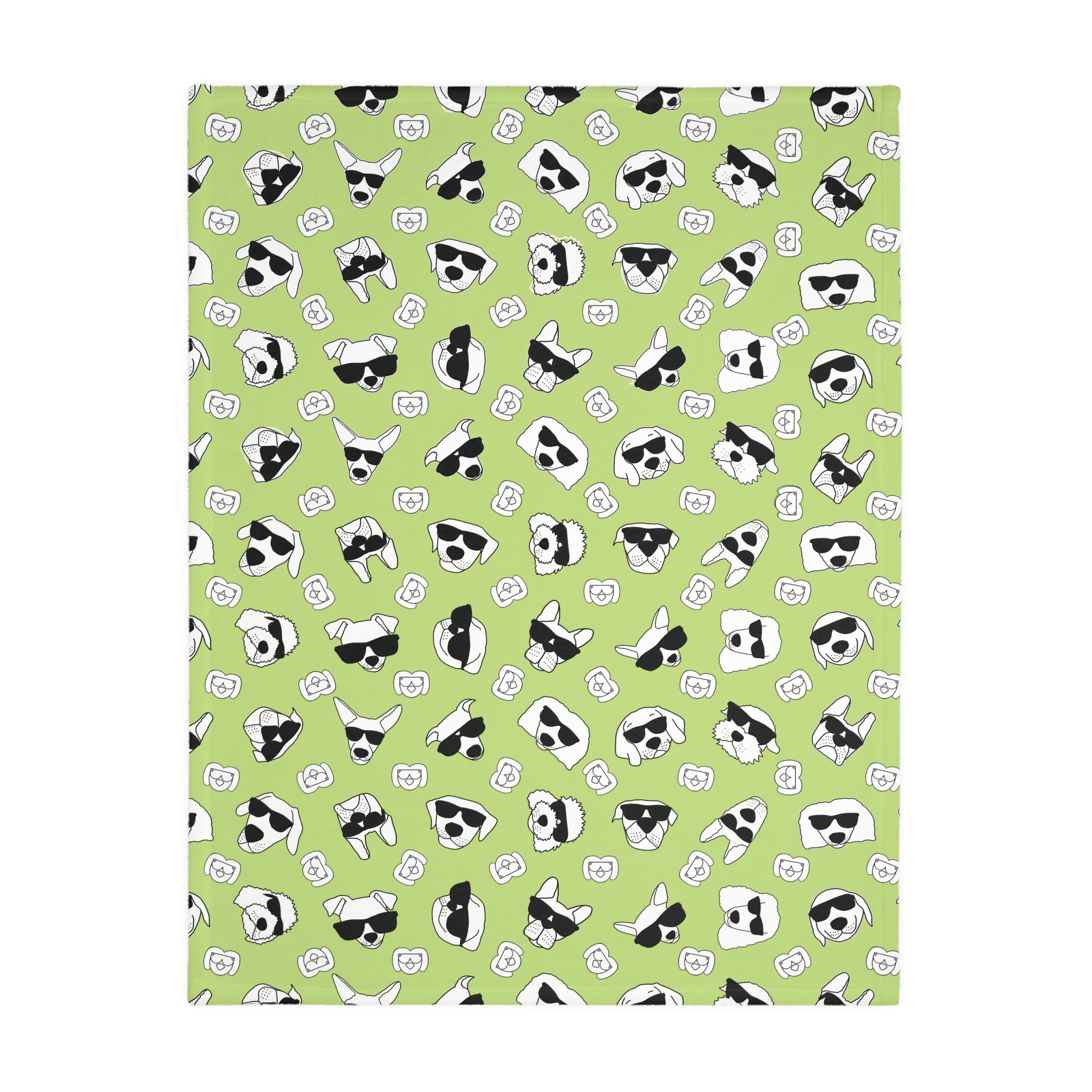 Dog Blanket (High Pink & High Lime) - Radiant Dogs