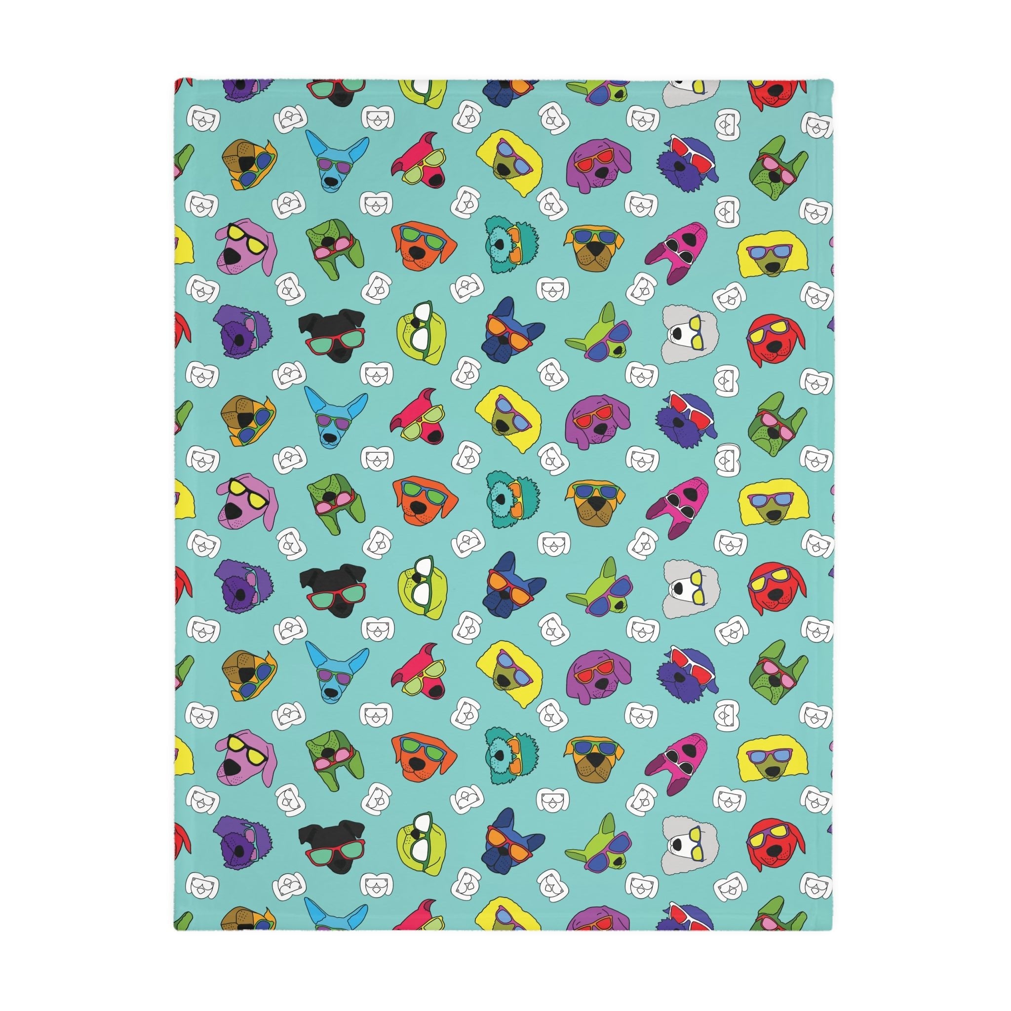 Dog Blanket (Sky Blue Sea Green) - Radiant Dogs