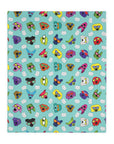 Dog Blanket (Sky Blue Sea Green) - Radiant Dogs