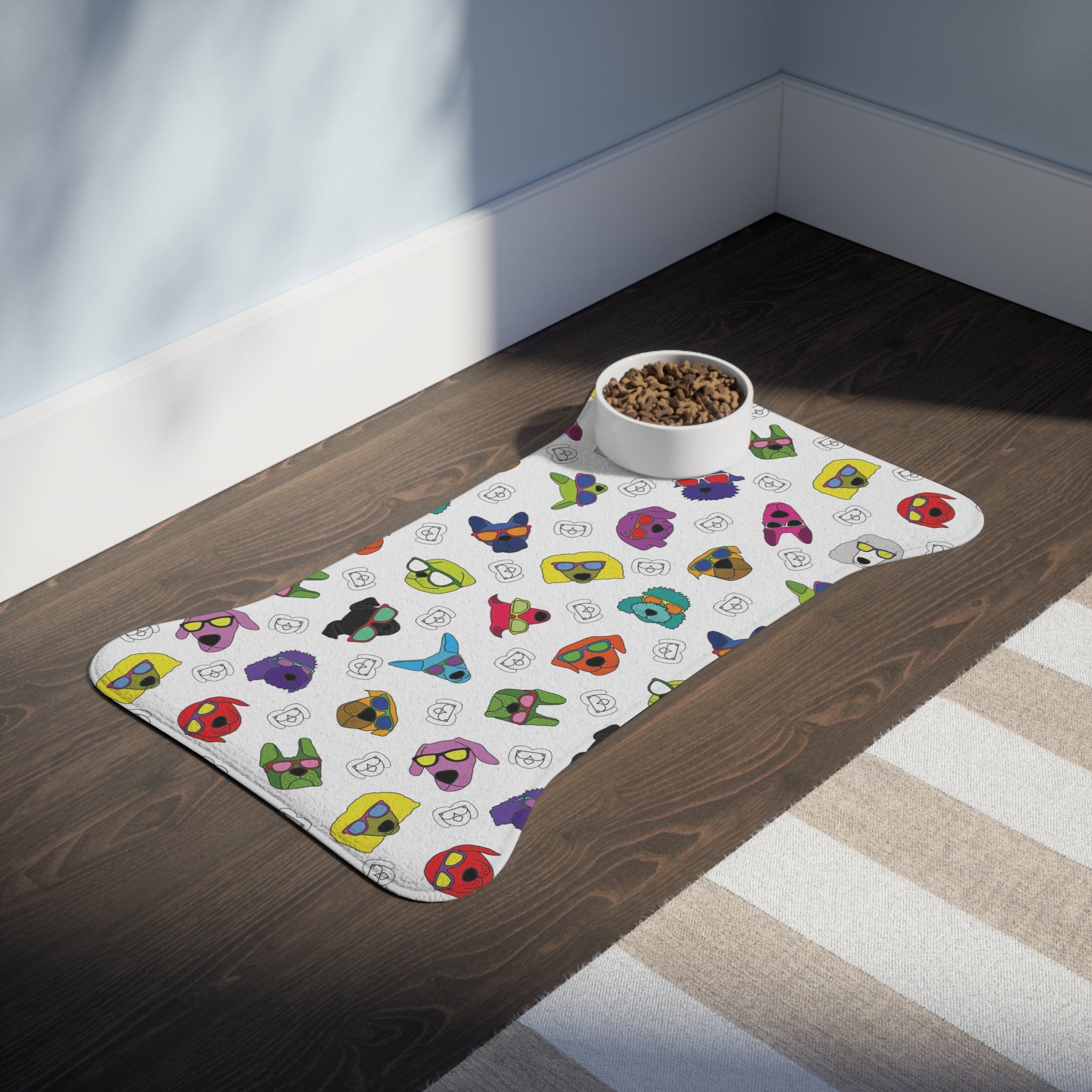 Feeding Mat (White) - Radiant Dogs