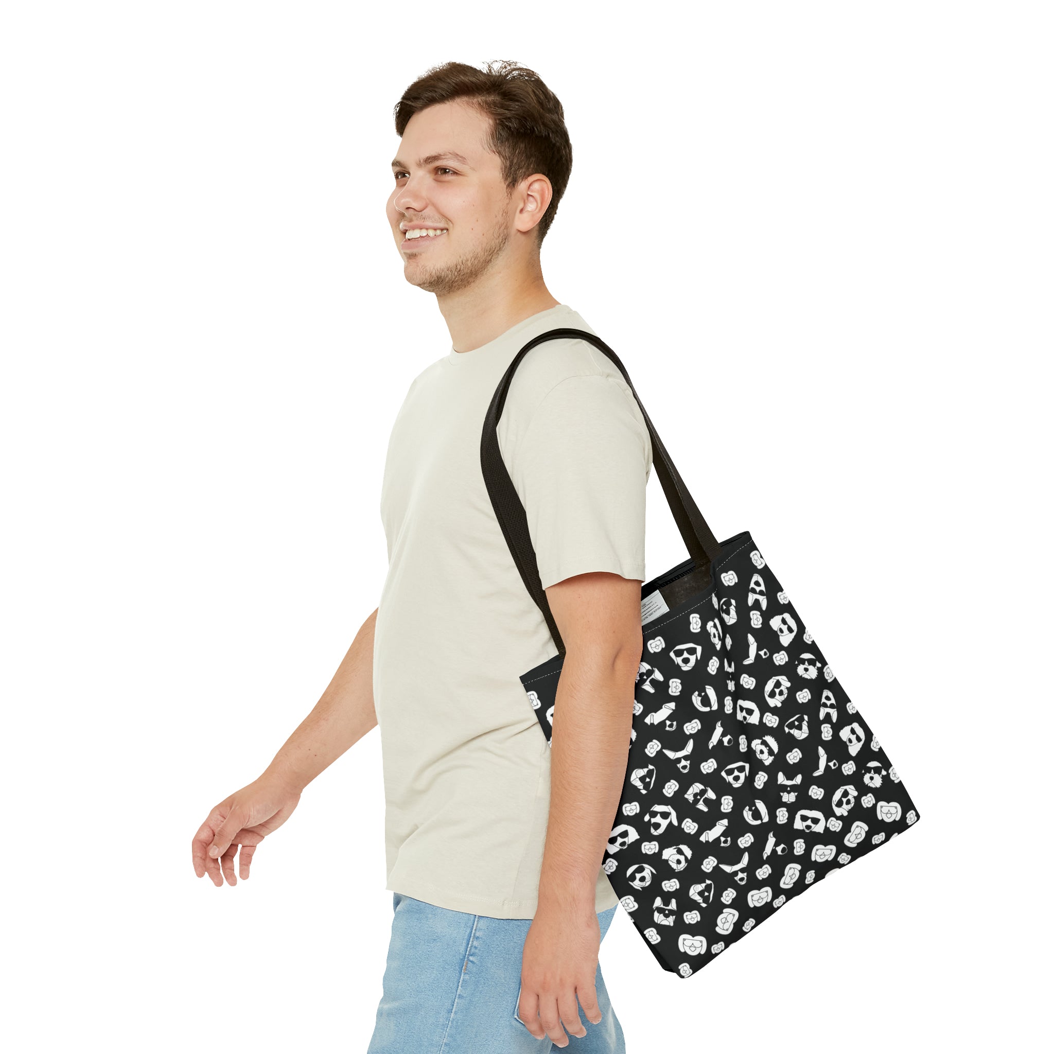 Tote Bag (Black) - Radiant Dogs