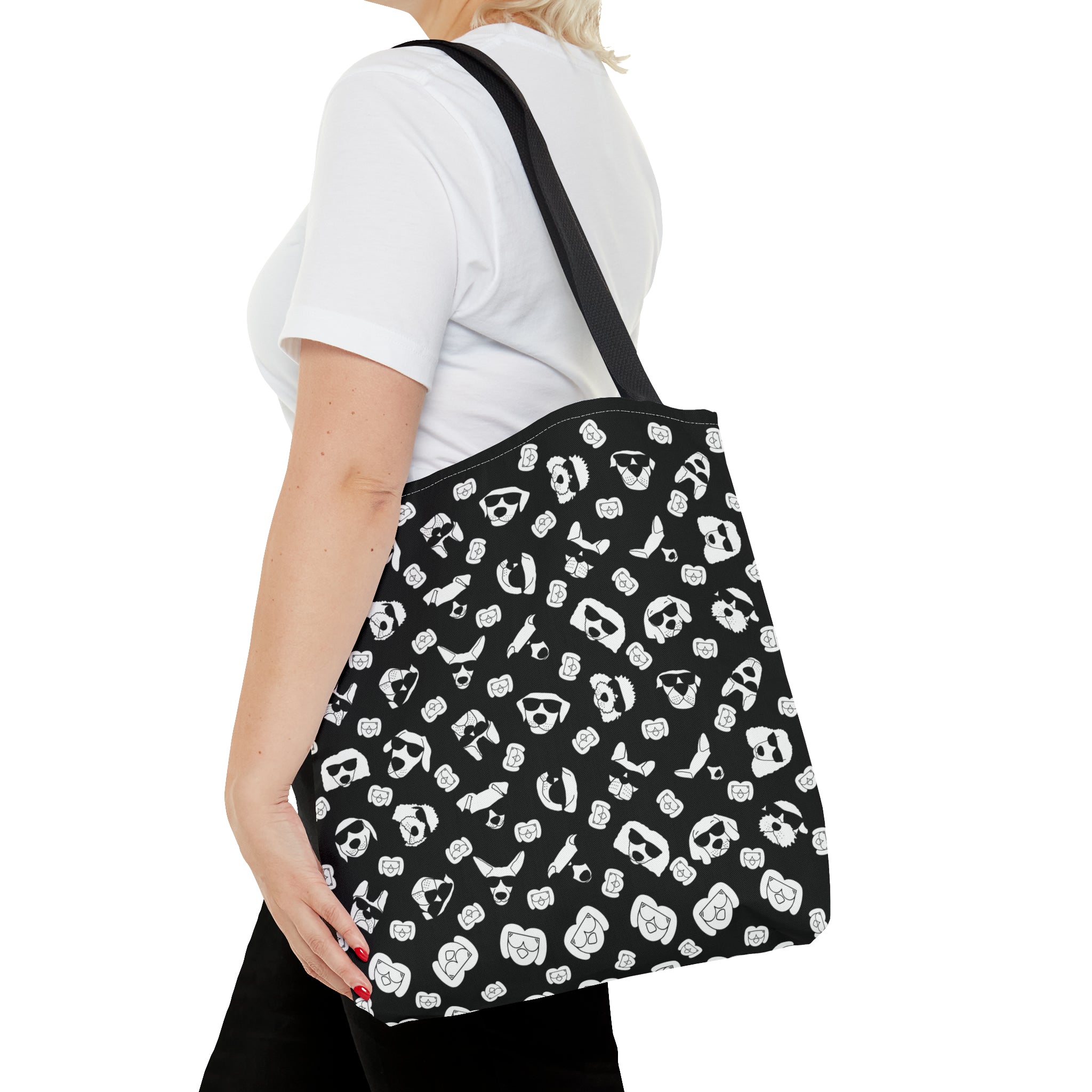 Tote Bag (Black) - Radiant Dogs