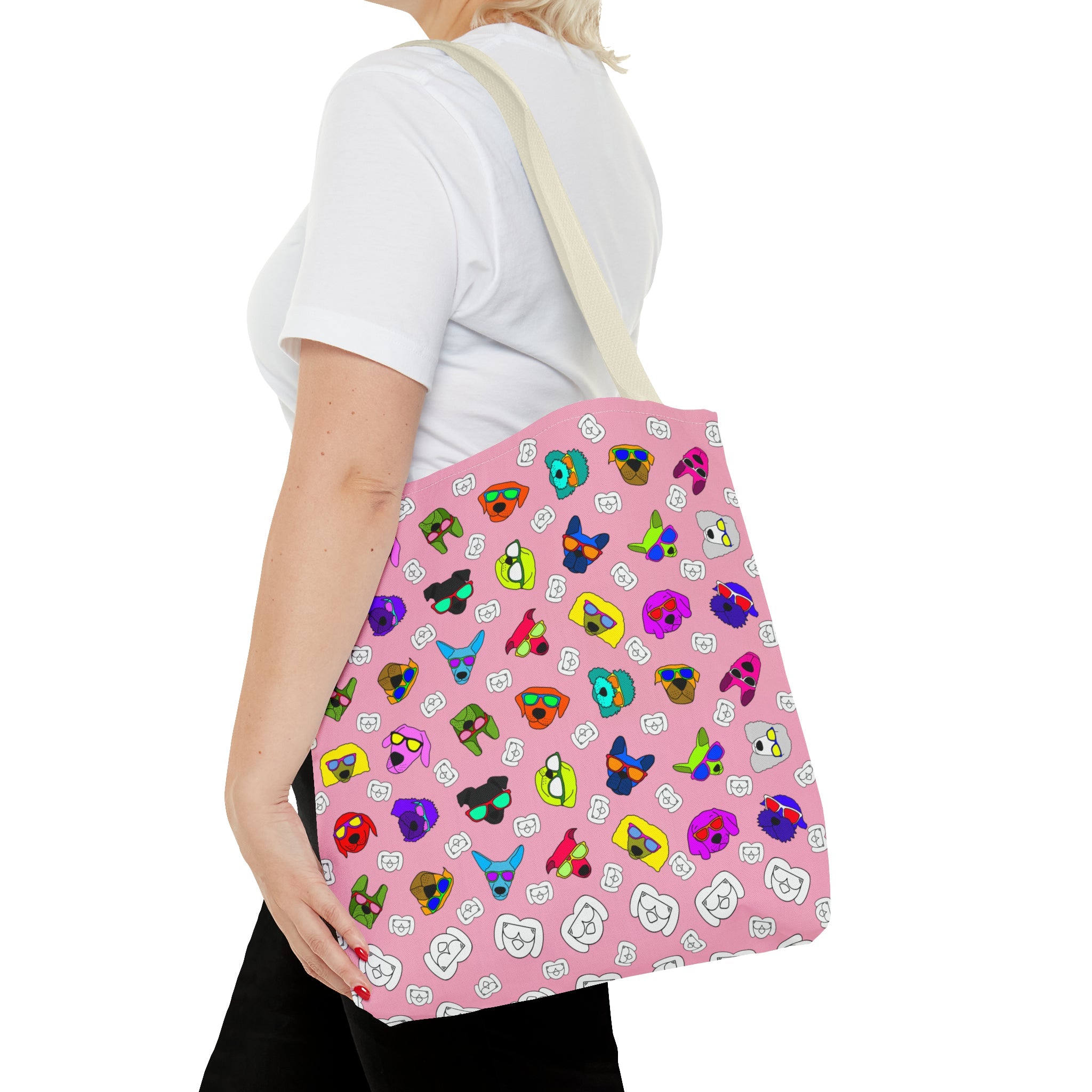 Tote Bag (Bubble Gum Pink) - Radiant Dogs