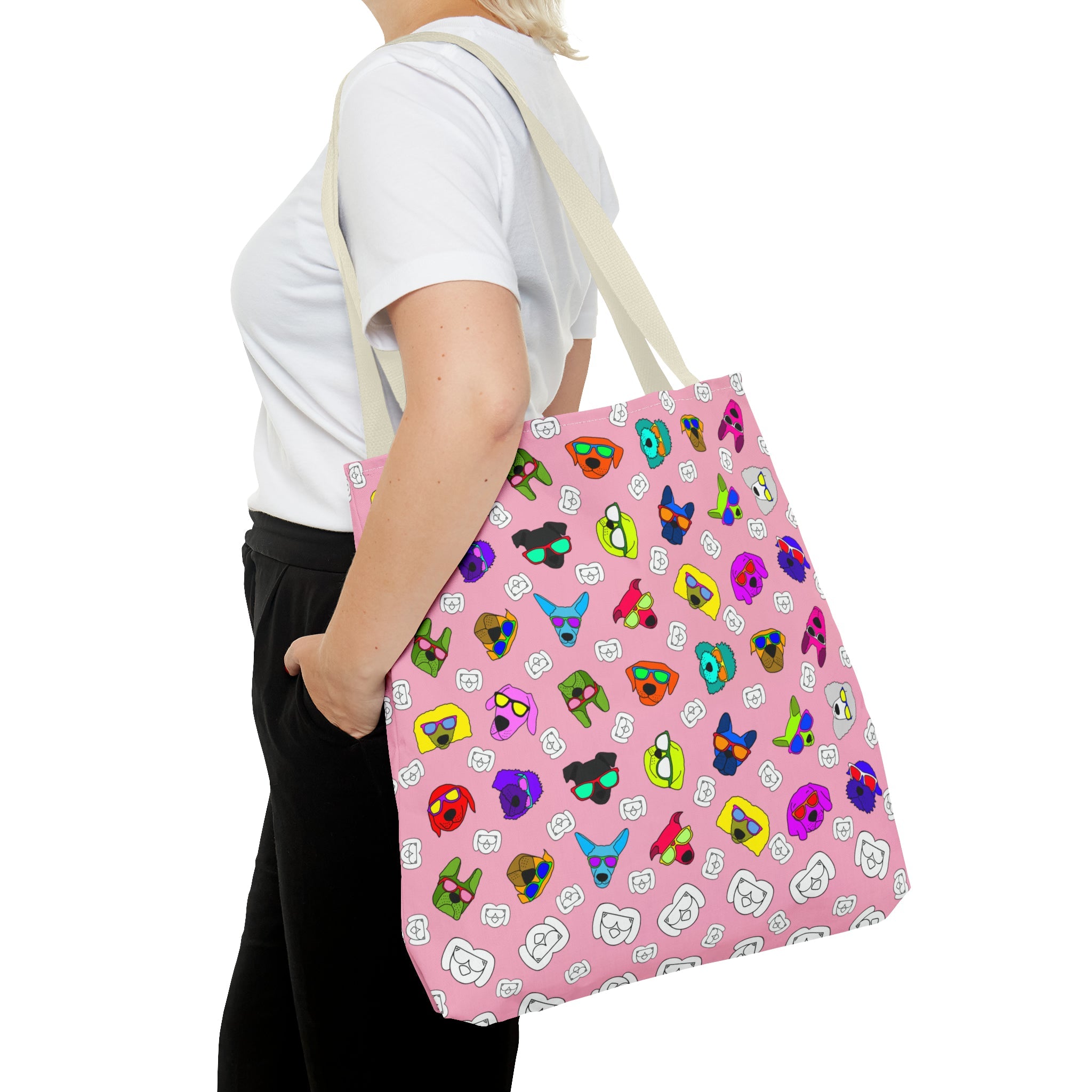 Tote Bag (Bubble Gum Pink) - Radiant Dogs