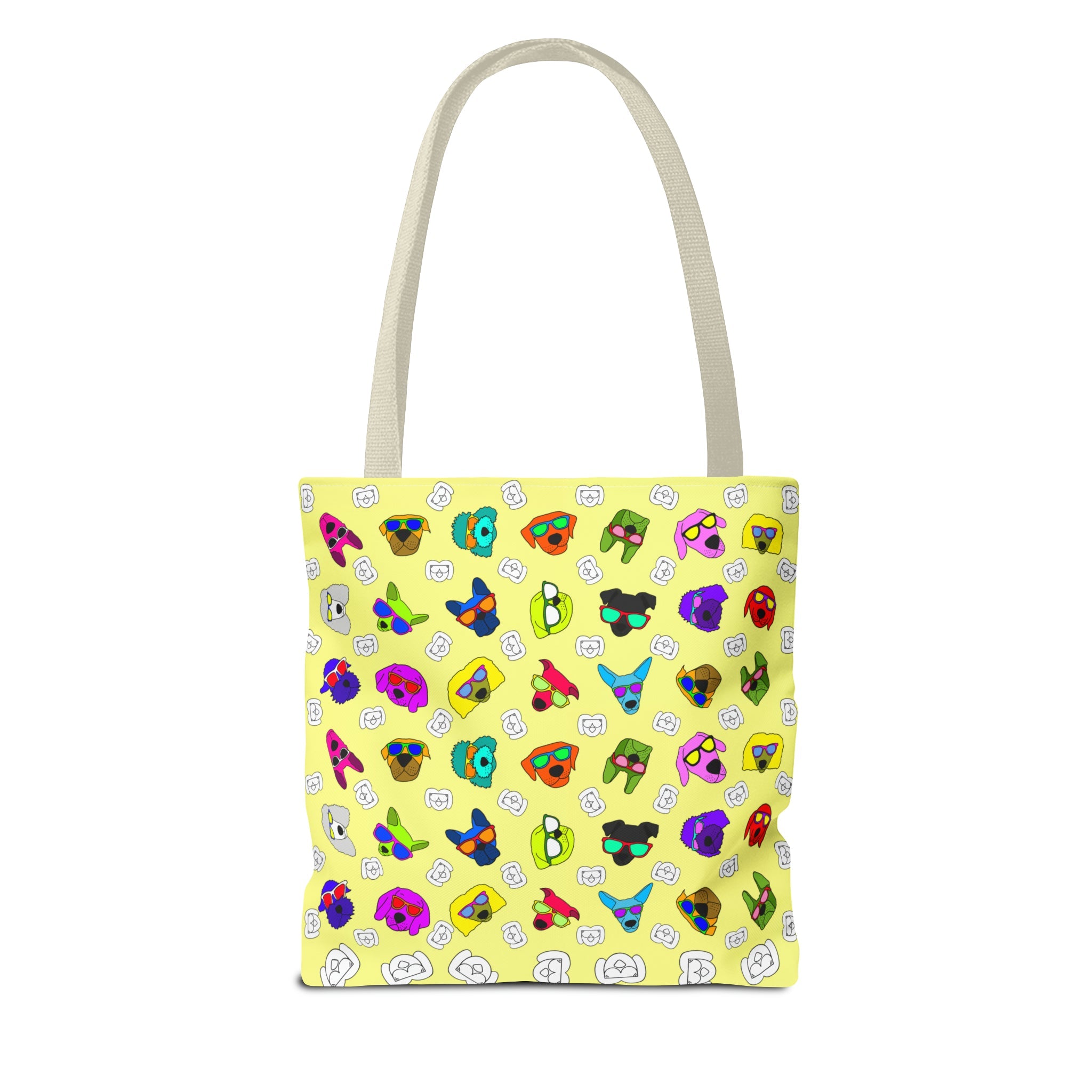 Tote Bag (Highlighter Yellow) - Radiant Dogs