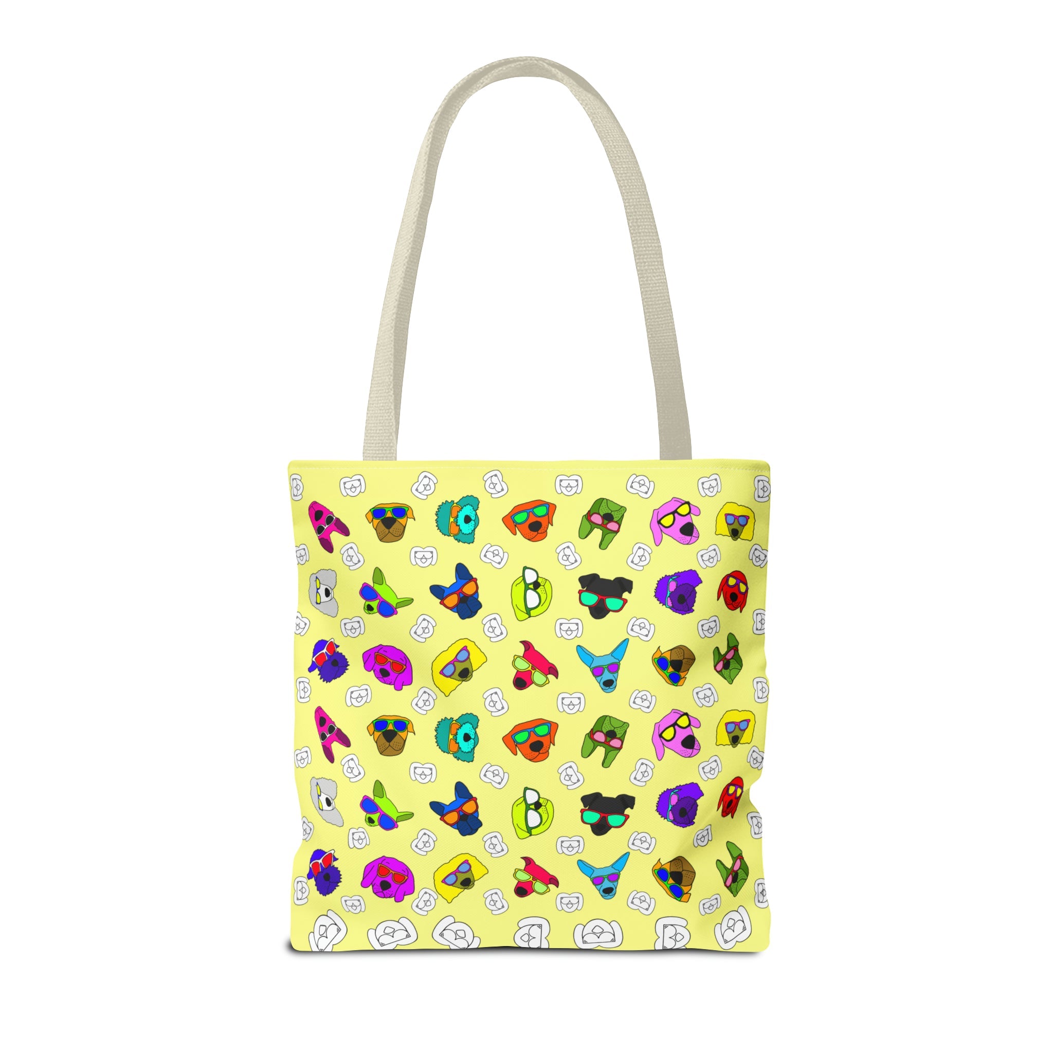 Tote Bag (Highlighter Yellow) - Radiant Dogs